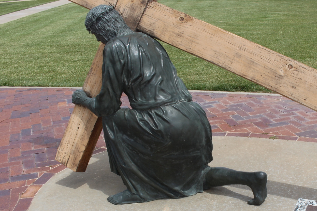 Station 3 at the Cross of Our Lord Jesus Christ in Groom, Texas.